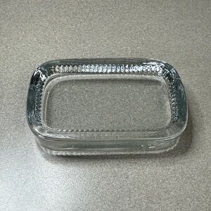 19th Century Clear Cut Glass Soap Dish
